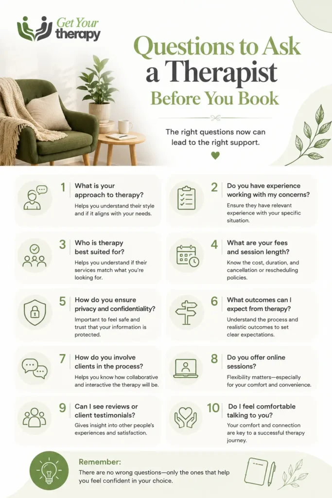 questions to ask a therapist