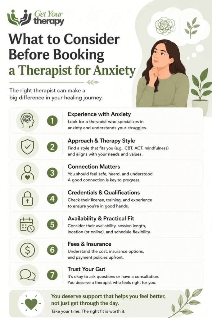 How to Find a Therapist for Anxiety?