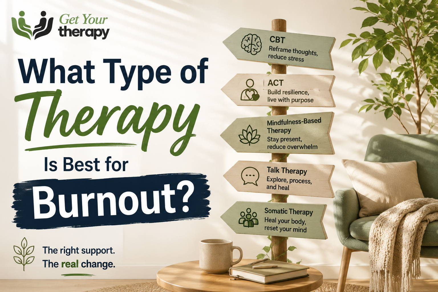 best therapy for burnout