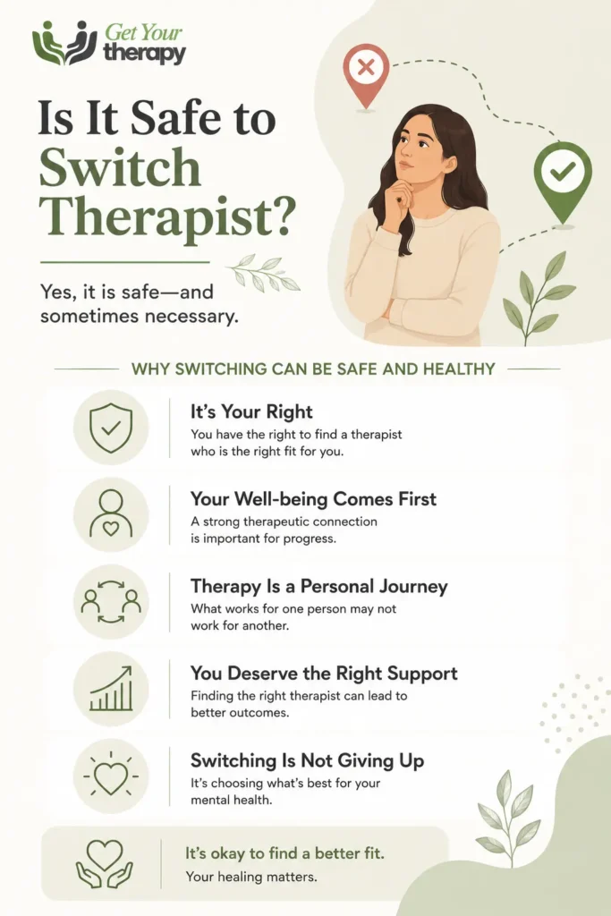 how to switch therapists
