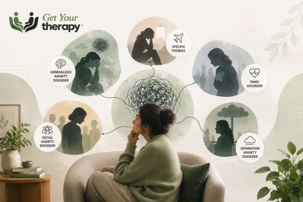 Types of Anxiety Disorders