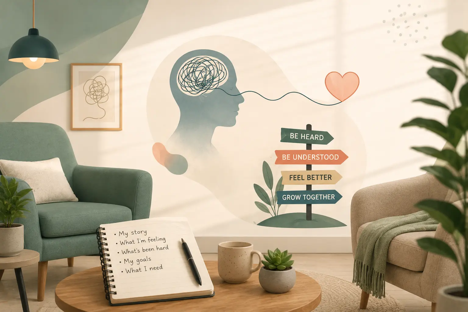 what to tell your therapist first session