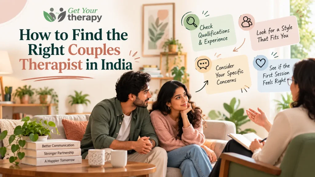 Finding the Right Couples Therapist in India